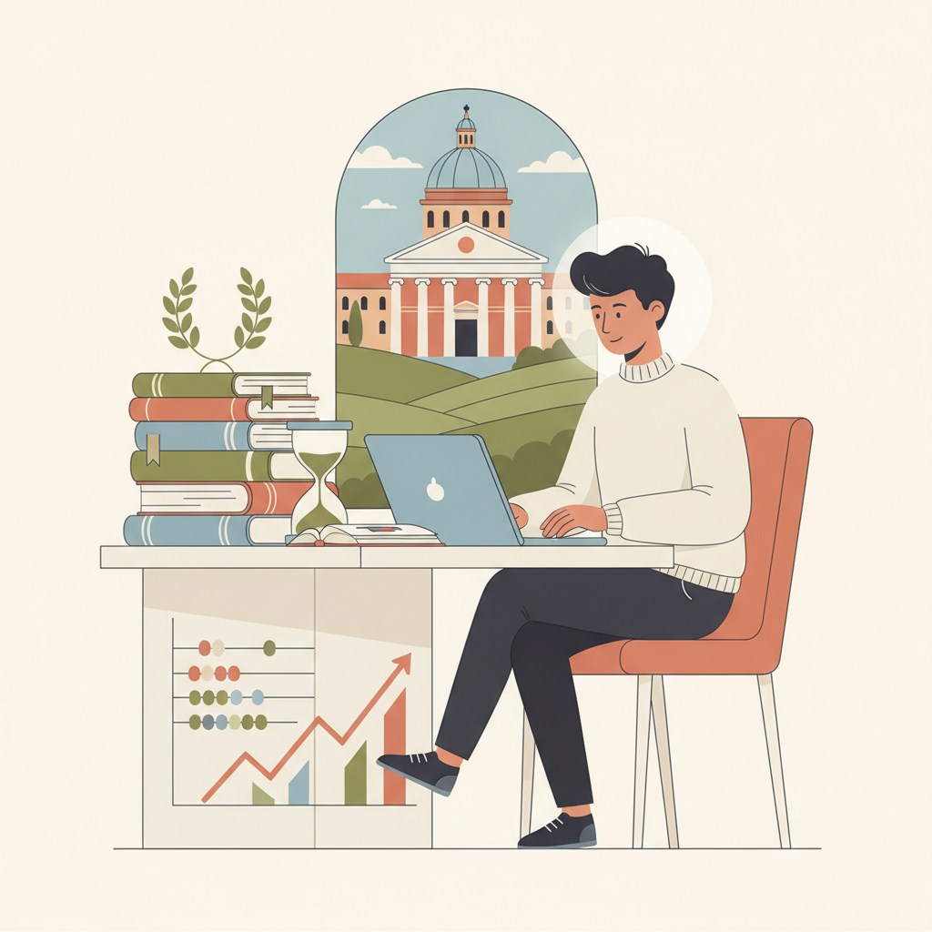 Guida pratica alla scrittura tesi magistrale nelle facoltà di Economia.